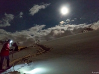 15 02  Balade en raquettes  0003 : Lune, Membres, Myco, Neige, Paysage, Raquettes