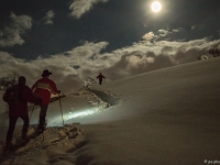 15 02  Balade en raquettes  0004 : Lune, Membres, Myco, Neige, Paysage, Raquettes