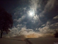 15 02  Balade en raquettes  0008 : Lune, Membres, Myco, Neige, Paysage, Raquettes