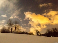 15 02  Balade en raquettes  0009 : Lune, Membres, Myco, Neige, Paysage, Raquettes